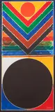 S. H. Raza, Tree and Bindu, 2008, lithograph printed in colors, pencil