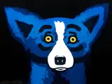 George Rodrigue, large artist proof Blue Dog