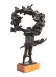 Daphne and Apollo by Peter Barstow Rockwell, 1967, bronze, offered Jun 2020