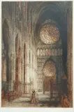 Rheims Cathedral, colored by James Alphege Brewer, engraving, offered May 2020