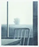 Robert Kipniss, Back Porch, lithograph
