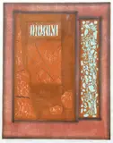 Tajima Hiroyuki, Square Evidence, 1976, color woodblock, 22.5 x 17.75 inches