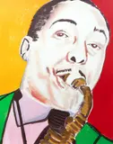 Frederick J. Brown, "Johnny Hodges", 2005, serigraph