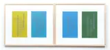 "Formulation: Articulation" Portfolio 1 Folder 6 (group of 4 prints), published by Harry N. Abrams, 1972, and printed by Ives - Sillman by Josef Albers, serigraph printed in colors, each print measures, offered May 2020