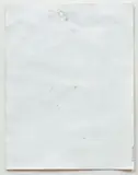 Benefits of Chaos (Ablation) by Emil Lukas, 1990, pencil and burned hole on paper, offered May 2020