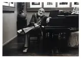 Ansel Adams at Piano by Martha Casanave, 1978, gelatin silver print, offered May 2020
