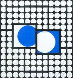 Victor Vasarely, Bella Tais, serigraph printed in colors