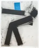 Shapiro, Joel (American, b. 1941), Untitled (Jazz at Lincoln Center) by Joel Shapiro 1996 orig serigraph Untitled, 1996, screenprint printed in colors, offered May 2020