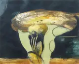 Night Whirlwind by Chuck Olsen, 1999, oil and mixed media on paper, offered May 2020