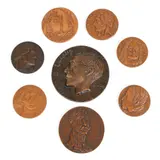 Untitled by Eight, bronze medallions by querolle, offered Mar 2020
