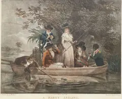 Untitled by Party Angling, engraving 1798, offered Mar 2020