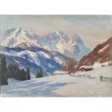 Erwin Kettemann, Alpine Winter Landscape