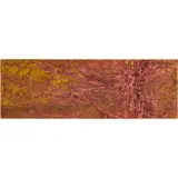 Joichi Hoshi, "Red Branches", 1973, woodblock with metallic, ink and gold leaf, [approximate dimensions -