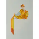 Étienne Picart, De Tirtoff (Russian/French, 1892-1990), "Resting,", 1981, serigraph with embossing, [approximate dimensions -