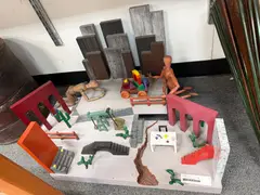 Painted Wood Diorama, by Hap Saqwa, Mixed Media, offered Oct 2025