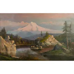 John, Englehart (American, 1867 - 1915), Mt. Shasta, oil on canvas, [approximate dimensions -