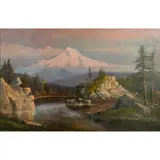 John, Englehart (American, 1867 - 1915), Mt. Shasta, oil on canvas, [approximate dimensions -
