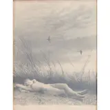 Richard Müller, Nude Laying in Field