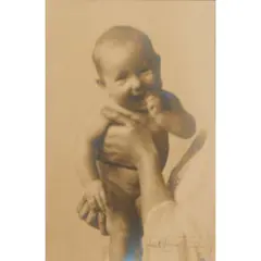 Anne Brigman, Smiling Baby, photograph, [approximate dimensions -