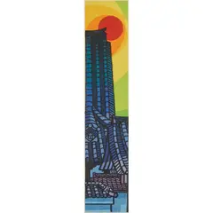 "Temple Roofs Kyoto," by Clifton Karhu, 1972, woodcut, (approximate dimensions -, offered Oct 2025