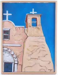 The lot features an original work of art by Dean A. Porter, oil painting, offered May 2022