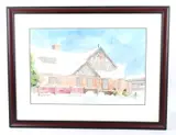 Bigfork Inn, Untitled, watercolor by carlotta barker