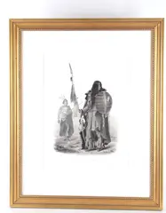 Karl Bodmer, Featured in this lot is this aquatinted, etching