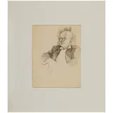 1921 - 1980 / Ritratto d'uomo / Ritratto di ufficiale / Ritratto femminile / Firmato Melentjev O G, Sverdlovsk sul retro by Oleg Germanovich Melentjev, pencil on paper, offered Jul 2024