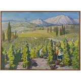 Victor Davydovich Elbert, Boguslav, 1927 - 2006 / Vendemmia / Firmato V Elbert e datato 1936 in basso a destra, oil on canvas