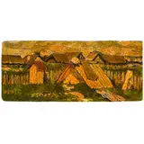 Leonard Turzhansky, Yekaterinburg, 1875 - Mosca, 1945 / Scorcio di villaggio / Firmato L Turzhansky in basso a sinistra, oil on cardboard