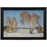 attivo a Kyiv 1938 - 2002 / Paesaggio innevato / Firmato Tarasenko in basso a destra by Volodymir Stefanovich Tarasenko, oil on canvas, offered Jul 2024
