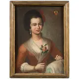 Felice Boscaratti, La nobile tessitrice, oil on canvas
