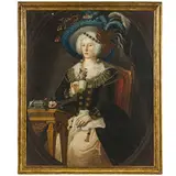 Carlo Gorzio, Ritratto di Elisabetta Margarita Felice (1789), oil on canvas