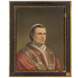Francesco Podesti, Ritratto di Papa Pio IX (Senigallia, 1792 - Roma, 1878), oil on canvas