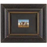 Enrico Corazzi, Livorno, 1887 - 1952 / Soldati a cavallo / Firmato E Corazzi in basso a sinistra, oil on tavoletta