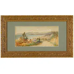 Michele Catti, Palermo, 1855 - 1914 / Veduta di Palermo / Firmato M Catti e datato 910 in basso a sinistra, Acquarello su carta
