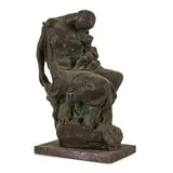 Arturo Stagliano, Napoli, 1870 - Torino, 1936 / Maternità / Firmato A Stagliano sulla base