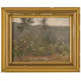 Federico Maragliano, Genova, 1873 - 1952 / Fioritura incolta / Firmato Federico Maragliano in basso a destra, oil on cardboard