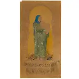 Napoli, 1826 - 1901 / Madonna con Bambino / Firma Domenico Morelli e dedica in basso a destra by Domenico Morelli, mixed media on paper, offered Sep 2024