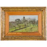 Giorgio Gentilini, Firenze, 1920 - 1975 / Sant'Ilario in colombaia / Firmato G Gentilini e datato 1945 in basso a destra, oil on tavoletta