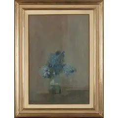 Carpignano 1923 - Carpignano 2005 / Le ortensie oscure, 1968 by Giuseppe Ajmone, oil on canvas, offered Oct 2024