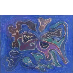 Gillo Dorfles, Trieste 1910 - Milano 2018 / Composizione, 1953, oil on canvas