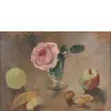 Felice Carena, Cumiana 1879 - Venezia 1966 / Natura morta con vaso di fiori