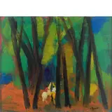 Gianrodolfo D'accardi, Palermo 1906 - VARESE 1993 / Senza titolo, oil on canvas