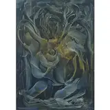 Chicco Ferrari, Bedonia (Pr) 1933 / Il profeta e la natura, 1974, oil on canvas