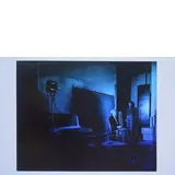 Gerard Bruneau, 1947 / Blue Byrd, 1982, Stampa fotografica a colori su carta baritata