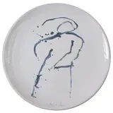 Sandro Cherchi, Genova 1911 - Torino 1998 / Senza titolo, Piatto in ceramica dipinta