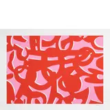 Carla Accardi, Trapani 1924 - Roma 2014 / Rosso e fuxia, lithograph a colori on paper