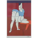 Valerio Adami, Bologna 1935 / Senza titolo, lithograph a colori on paper