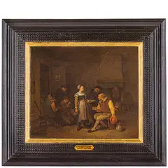 Egbert van Heemskerck, Interno di osteria, oil on canvas